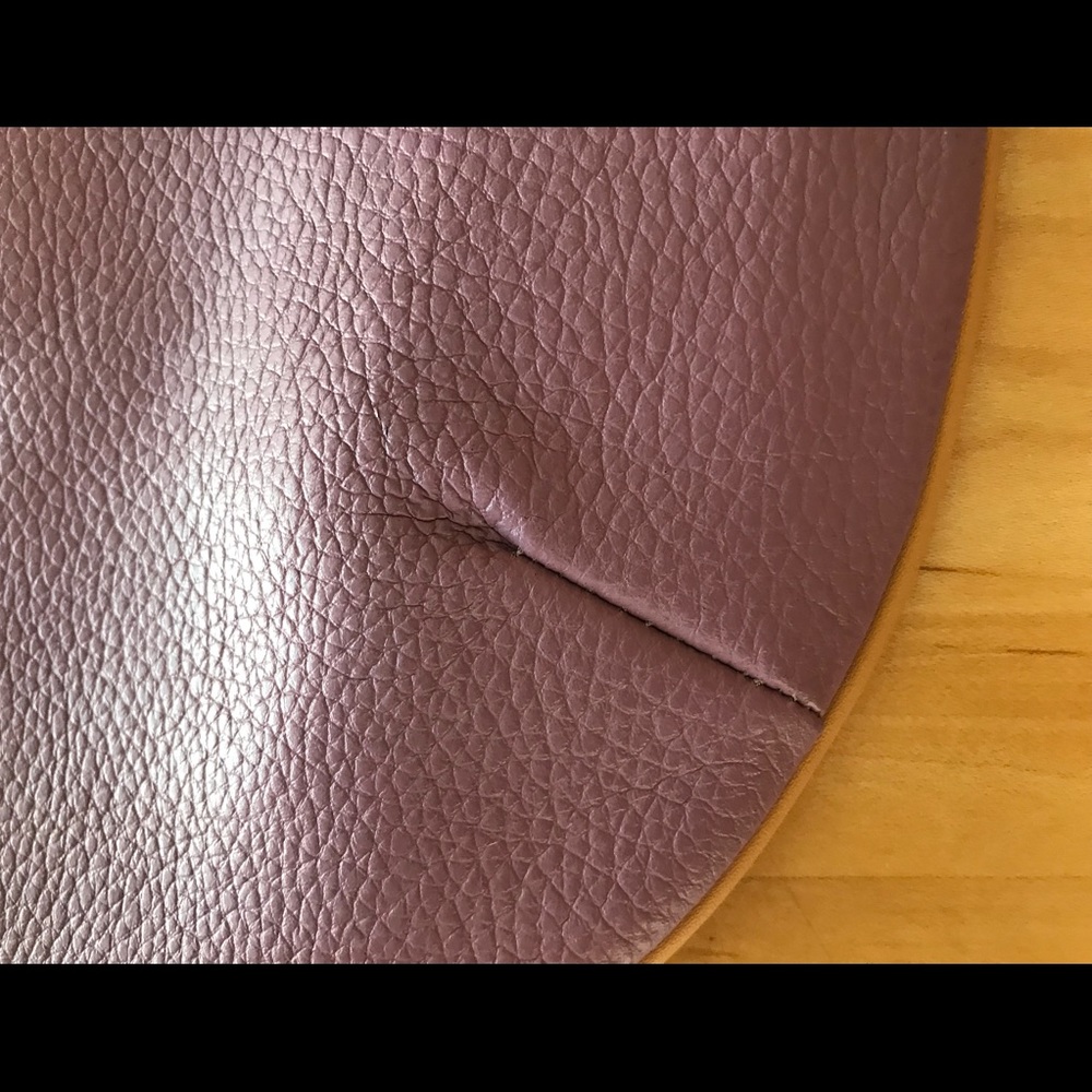 NWT MAXX of NY Leather purple Hobo BAG - Picture 4 of 5